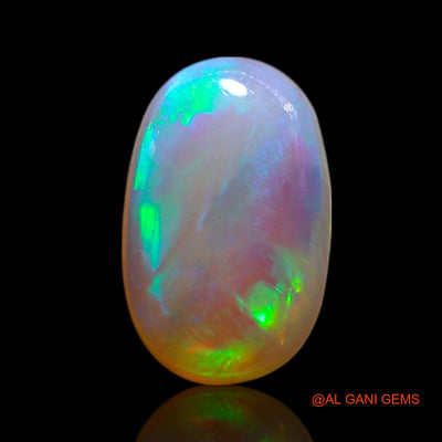 0.50 Cts Natural Australian Fire Opal Loose Gemstone Oval Cabochon 8x5x2 mm AG-321