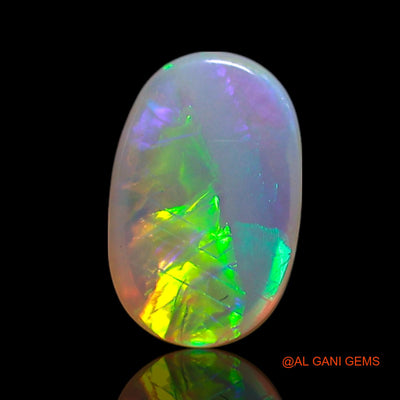 0.50 Cts Natural Australian Fire Opal Loose Gemstone Oval Cabochon 8x5x2 mm AG-321