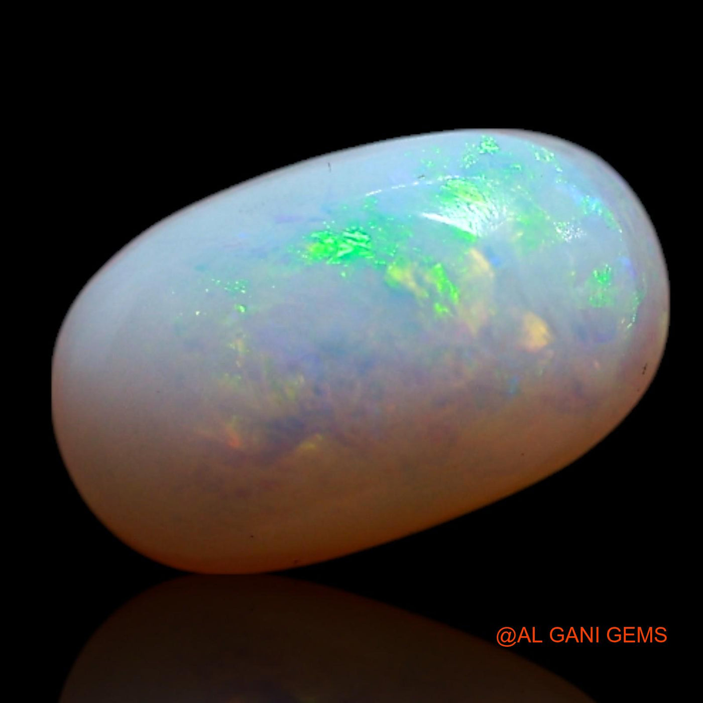 Natural Untreated Fire Opal Loose Gemstone Oval Cabochon From Australia 1.00 Cts 8x4x3 mm AG-322
