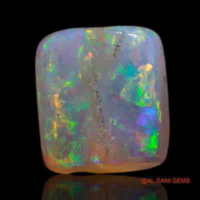 1.00 Cts Natural Australian Fire Opal Loose Gemstone Square Cabochon 6x5x2 mm AG-323