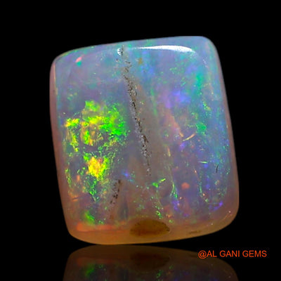 1.00 Cts Natural Australian Fire Opal Loose Gemstone Square Cabochon 6x5x2 mm AG-323