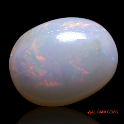 1.00 Cts Natural Australian Fire Opal Oval Cabochon Loose Gemstone For Jewelry 7x6x2 mm AG-324