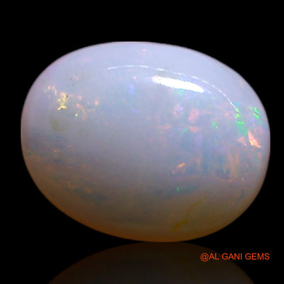 1.00 Cts Natural Australian Fire Opal Oval Cabochon Loose Gemstone For Jewelry 7x6x2 mm AG-324