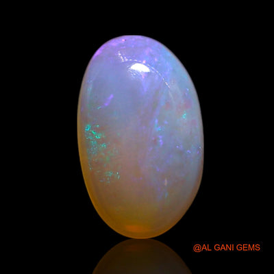 0.90 Cts Natural Australian Fire Opal Loose Gemstone Oval Cabochon 8x5x2 mm AG-326