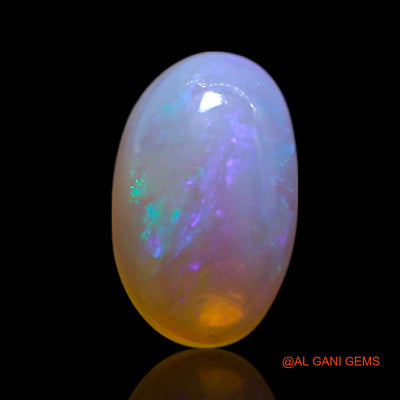 0.90 Cts Natural Australian Fire Opal Loose Gemstone Oval Cabochon 8x5x2 mm AG-326