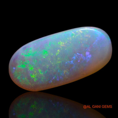 0.45 Cts Natural Australian Fire Opal Loose Gemstone Oval Cabochon 9x4x1 mm AG-327
