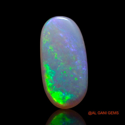 0.45 Cts Natural Australian Fire Opal Loose Gemstone Oval Cabochon 9x4x1 mm AG-327
