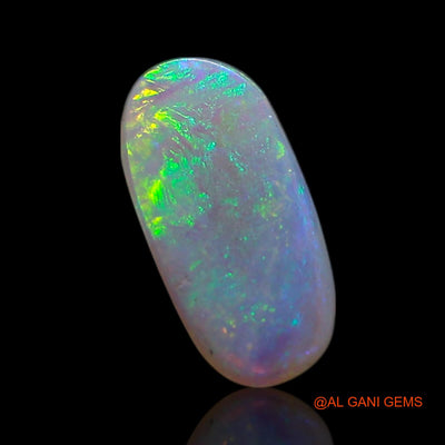0.45 Cts Natural Australian Fire Opal Loose Gemstone Oval Cabochon 9x4x1 mm AG-327