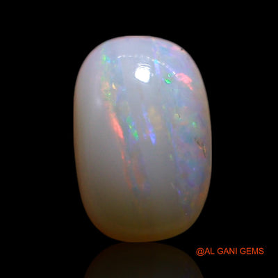 0.85 Cts Natural Australian Fire Opal Oval Cabochon Loose Gemstone For Jewelry 8x5x2 mm AG-328
