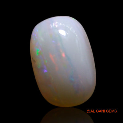 0.85 Cts Natural Australian Fire Opal Oval Cabochon Loose Gemstone For Jewelry 8x5x2 mm AG-328