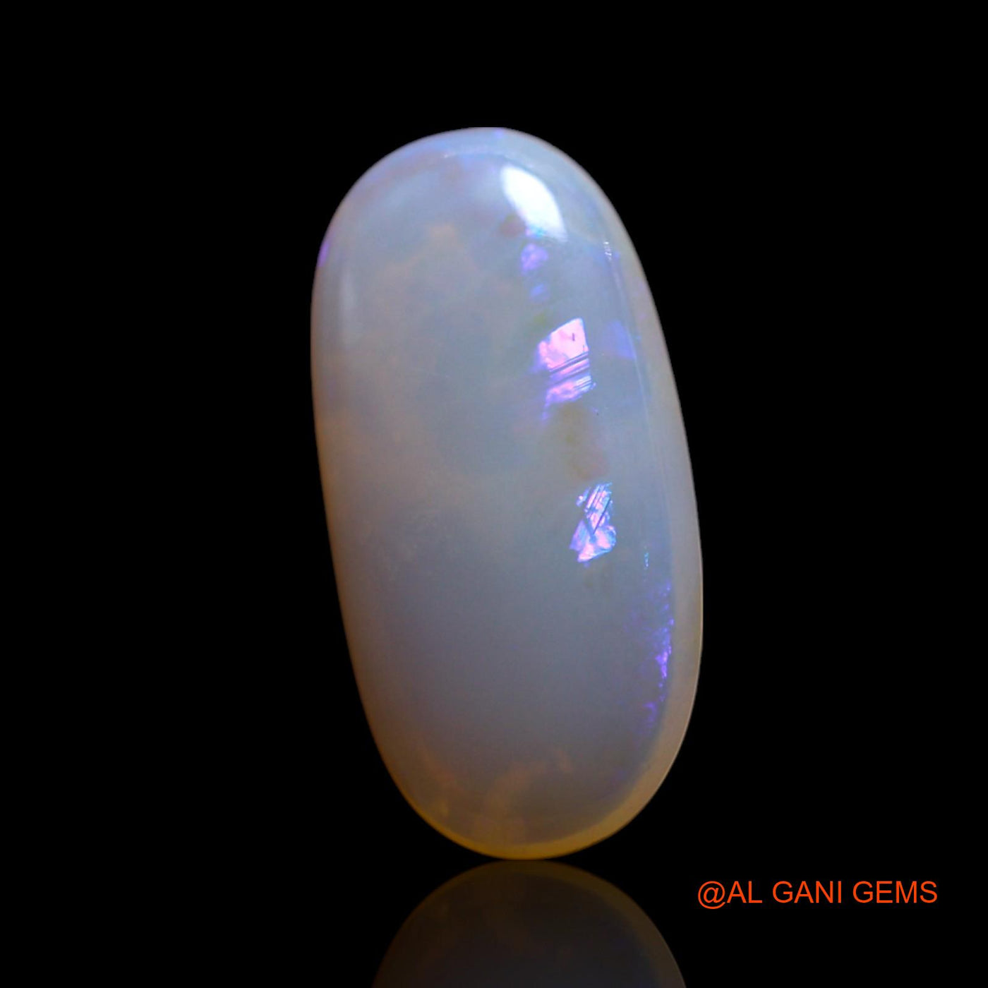 1.40 Cts Natural Australian Fire Opal Loose Gemstone Oval Cabochon 13x6x3 mm AG-32