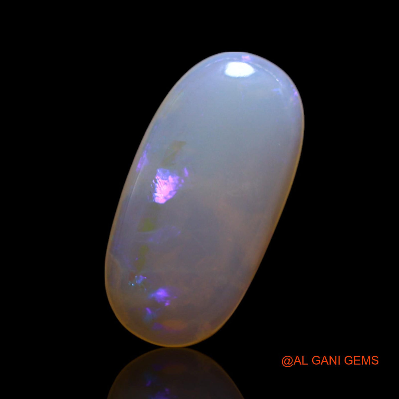 1.40 Cts Natural Australian Fire Opal Loose Gemstone Oval Cabochon 13x6x3 mm AG-32