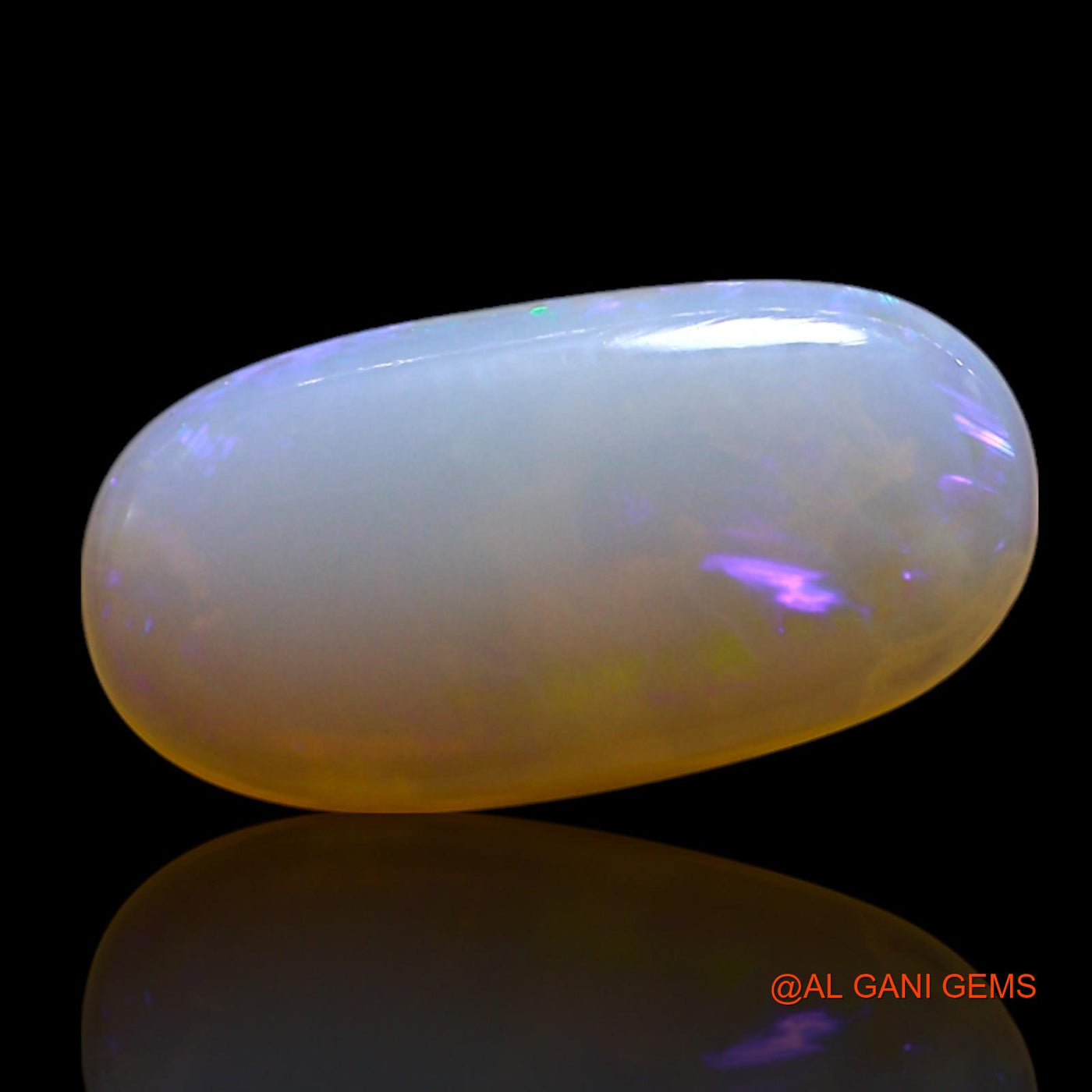 1.40 Cts Natural Australian Fire Opal Loose Gemstone Oval Cabochon 13x6x3 mm AG-32