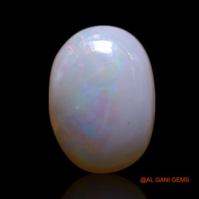 0.65 Cts Natural Australian Fire Opal Loose Gemstone Oval Cabochon 8x5x2 mm AG-330
