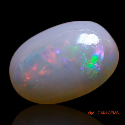 0.65 Cts Natural Australian Fire Opal Loose Gemstone Oval Cabochon 8x5x2 mm AG-330