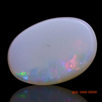 0.65 Cts Natural Australian Fire Opal Loose Gemstone Oval Cabochon 8x5x2 mm AG-330