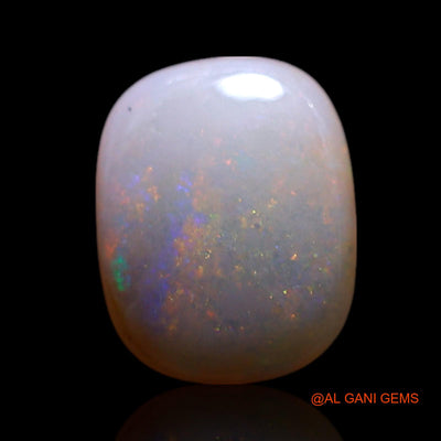 0.90 Cts Unheated Australian Fire Opal Loose Gemstone Oval Cabochon Natural 7x6x2 mm AG-331