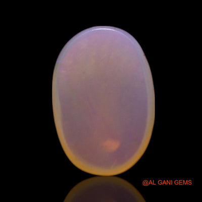 0.80 Cts Unheated Australian Fire Opal Loose Gemstone Oval Cabochon Natural 8x5x2 mm AG-332