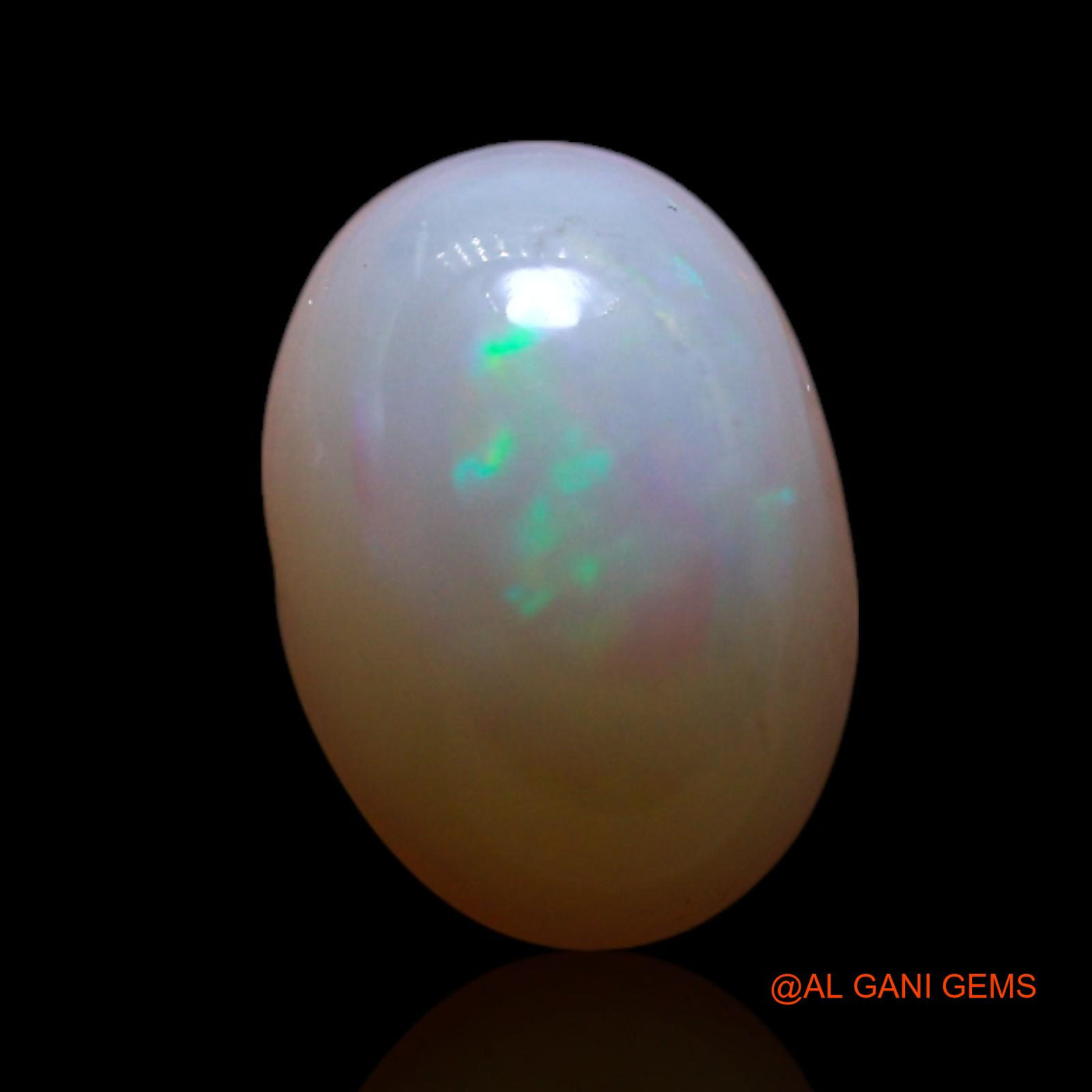 Natural Untreated Fire Opal Loose Gemstone Oval Cabochon From Australia 1.00 Cts 7x5x3 mm AG-333