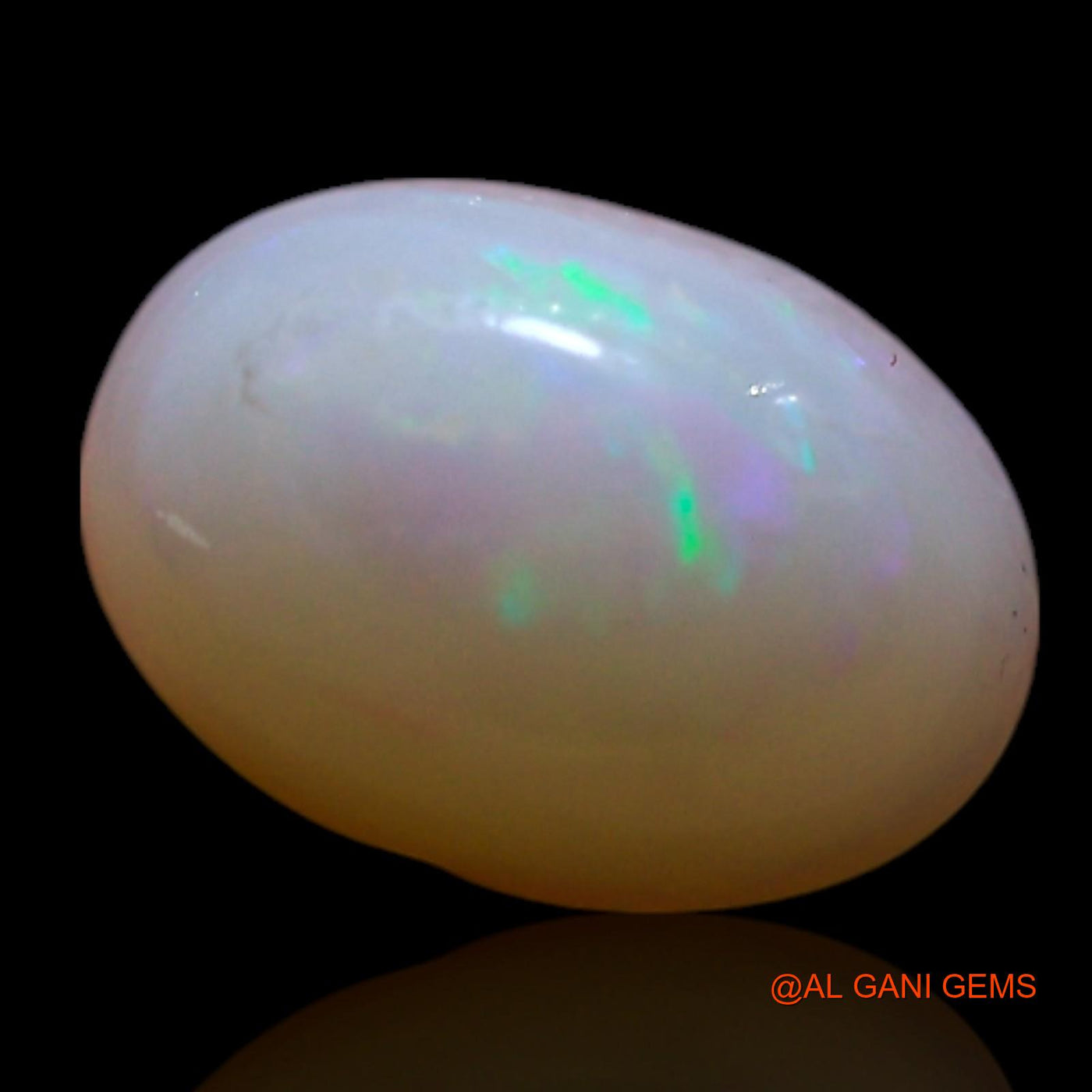 Natural Untreated Fire Opal Loose Gemstone Oval Cabochon From Australia 1.00 Cts 7x5x3 mm AG-333