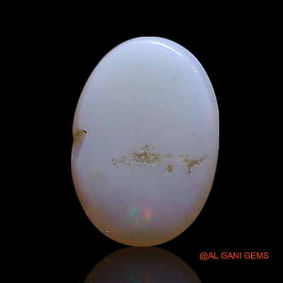 Natural Untreated Fire Opal Loose Gemstone Oval Cabochon From Australia 1.00 Cts 7x5x3 mm AG-333