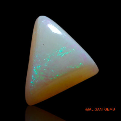 0.85 Cts Natural Australian Fire Opal Loose Gemstone Trillion Cabochon 7x6x3 mm AG-336