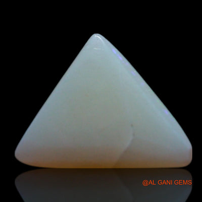 0.85 Cts Natural Australian Fire Opal Loose Gemstone Trillion Cabochon 7x6x3 mm AG-336