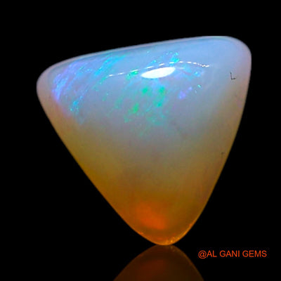0.90 Cts Natural Australian Fire Opal Trillion Cabochon Loose Gemstone For Jewelry 6x6x3 mm AG-339