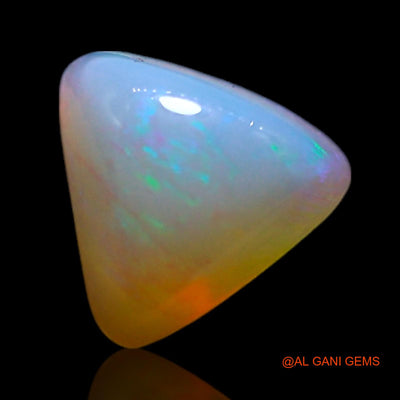 0.90 Cts Natural Australian Fire Opal Trillion Cabochon Loose Gemstone For Jewelry 6x6x3 mm AG-339