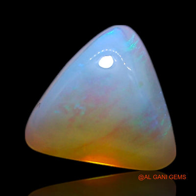 0.90 Cts Natural Australian Fire Opal Trillion Cabochon Loose Gemstone For Jewelry 6x6x3 mm AG-339