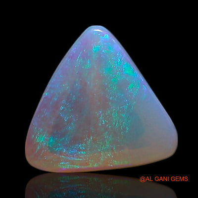 0.90 Cts Natural Australian Fire Opal Trillion Cabochon Loose Gemstone For Jewelry 6x6x3 mm AG-339