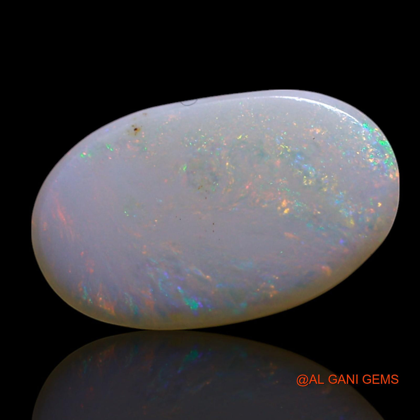 1.40 Cts Natural Australian Fire Opal Loose Gemstone Oval Cabochon 12x7x2 mm AG-33