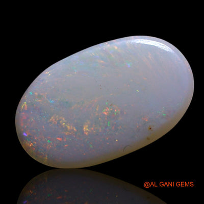 1.40 Cts Natural Australian Fire Opal Loose Gemstone Oval Cabochon 12x7x2 mm AG-33
