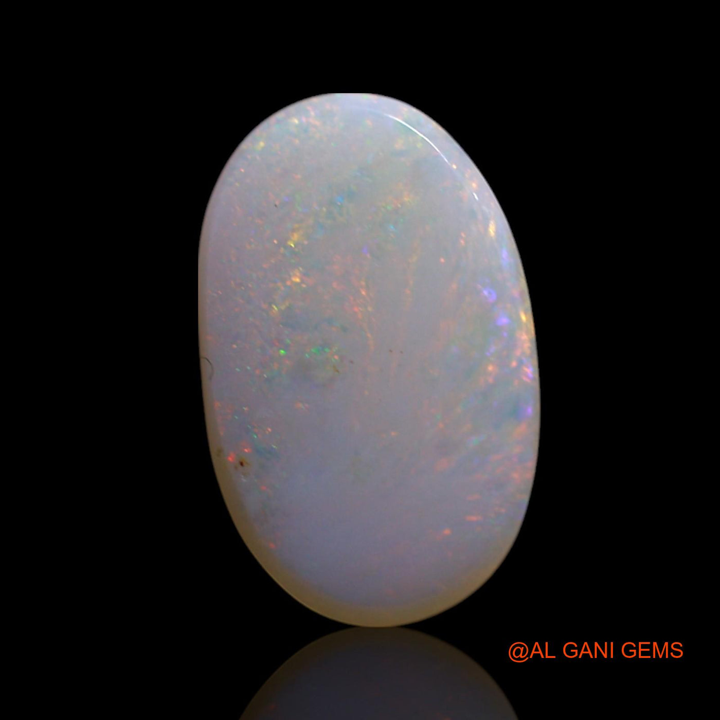 1.40 Cts Natural Australian Fire Opal Loose Gemstone Oval Cabochon 12x7x2 mm AG-33