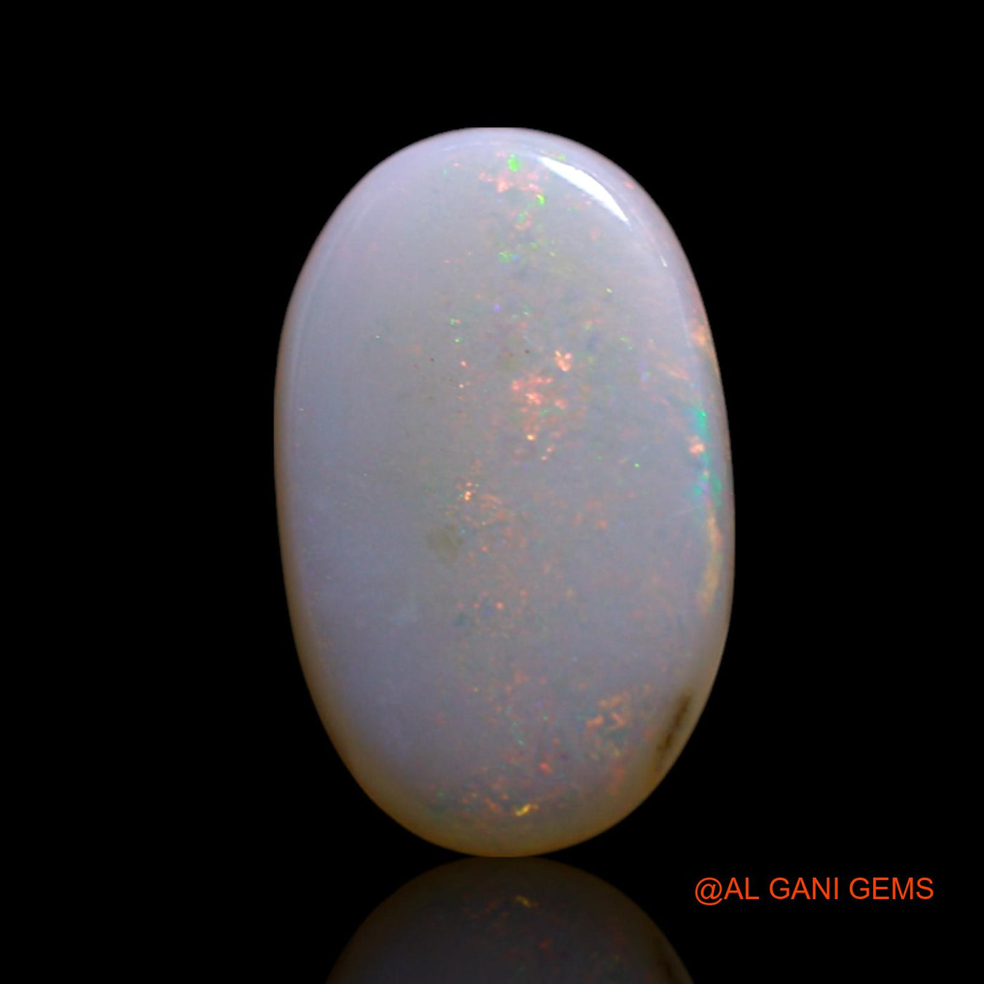 1.40 Cts Natural Australian Fire Opal Loose Gemstone Oval Cabochon 12x7x2 mm AG-33
