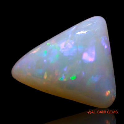 Natural Fire Opal Gemstone 0.50 Cts Loose Trillion Cabochon From Australia 7x6x2 mm AG-342