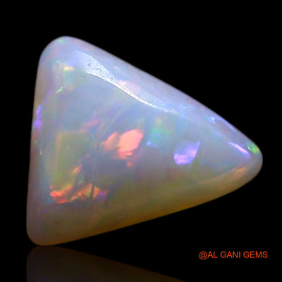 Natural Fire Opal Gemstone 0.50 Cts Loose Trillion Cabochon From Australia 7x6x2 mm AG-342