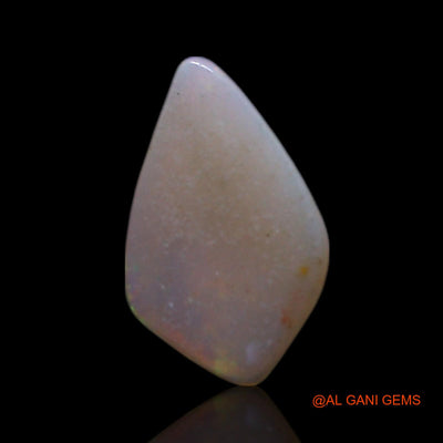 0.50 Cts Unheated Australian Fire Opal Loose Gemstone Fancy Cabochon Natural 8x5x2 mm AG-343