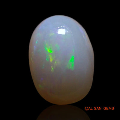 0.80 Cts Natural Australian Fire Opal Loose Gemstone Oval Cabochon 7x5x3 mm AG-344