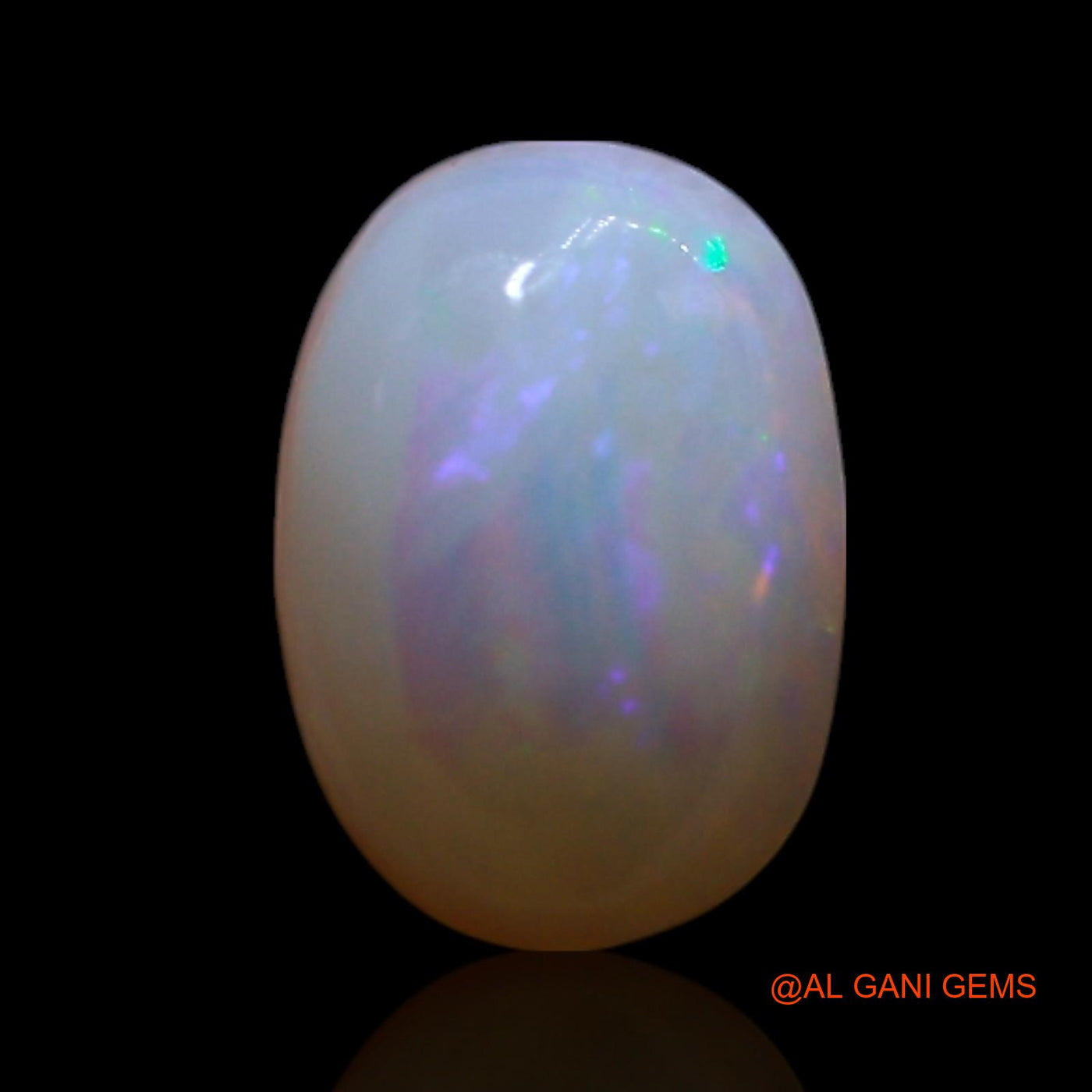 0.80 Cts Natural Australian Fire Opal Loose Gemstone Oval Cabochon 7x5x3 mm AG-344