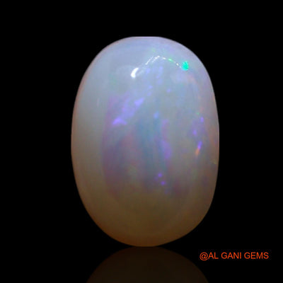 0.80 Cts Natural Australian Fire Opal Loose Gemstone Oval Cabochon 7x5x3 mm AG-344