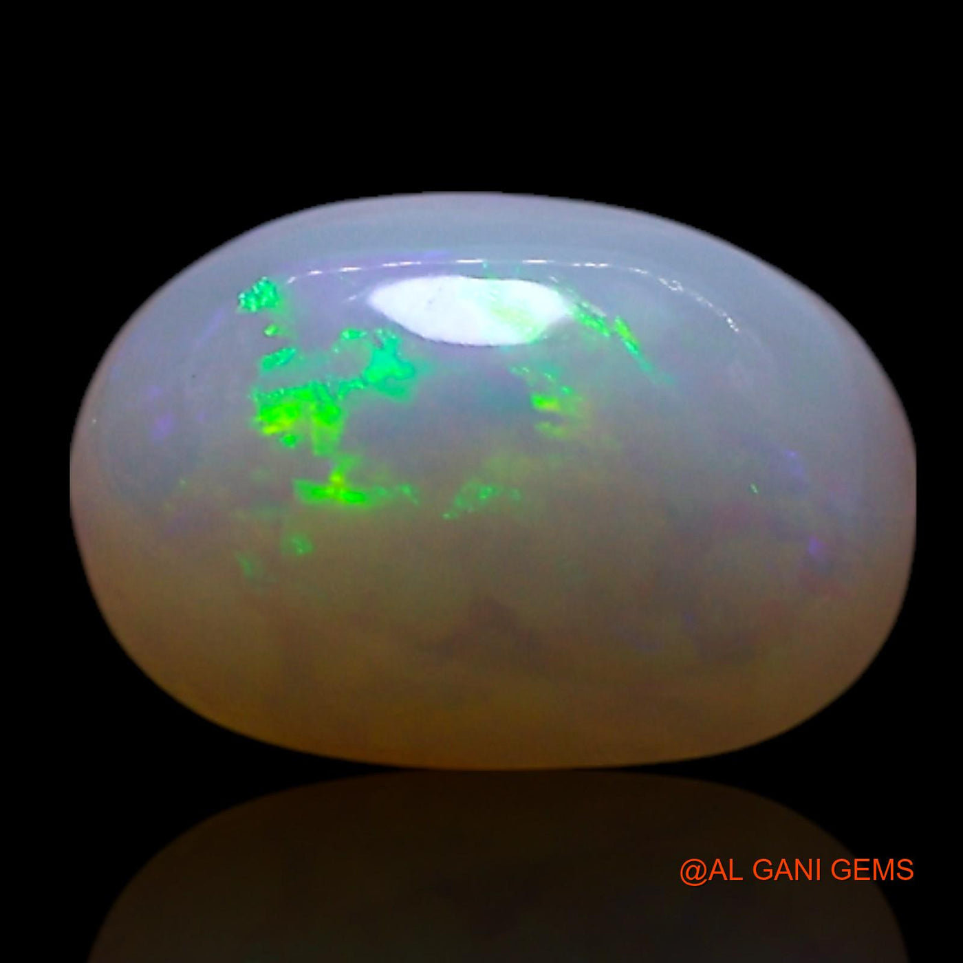 0.80 Cts Natural Australian Fire Opal Loose Gemstone Oval Cabochon 7x5x3 mm AG-344