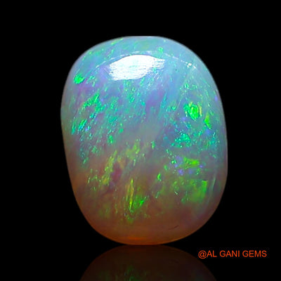 0.60 Cts Natural Australian Fire Opal Loose Gemstone Oval Cabochon 7x5x2 mm AG-345