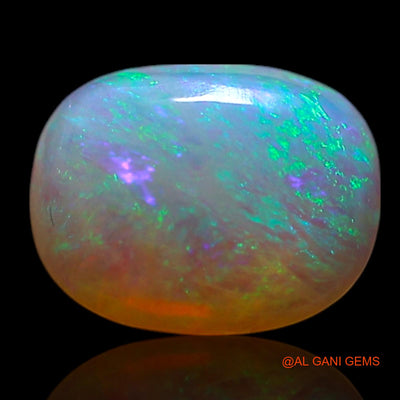 0.60 Cts Natural Australian Fire Opal Loose Gemstone Oval Cabochon 7x5x2 mm AG-345