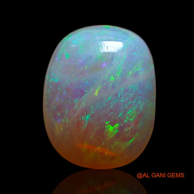 0.60 Cts Natural Australian Fire Opal Loose Gemstone Oval Cabochon 7x5x2 mm AG-345