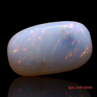 0.50 Cts Natural Australian Fire Opal Loose Gemstone Oval Cabochon 8x4x2 mm AG-347