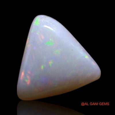 Natural Untreated Fire Opal Loose Gemstone Trillion Cabochon From Australia 0.50 Cts 6x6x2 mm AG-352