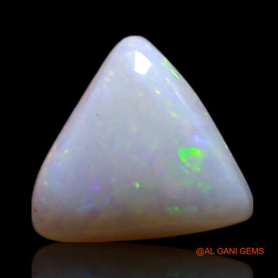 Natural Untreated Fire Opal Loose Gemstone Trillion Cabochon From Australia 0.50 Cts 6x6x2 mm AG-352
