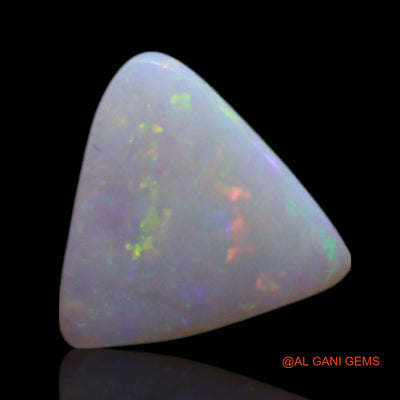 Natural Untreated Fire Opal Loose Gemstone Trillion Cabochon From Australia 0.50 Cts 6x6x2 mm AG-352