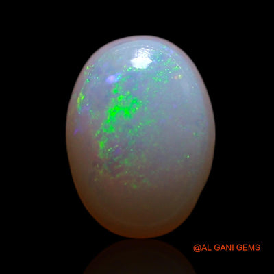 0.90 Cts Natural Australian Fire Opal Oval Cabochon Loose Gemstone For Jewelry 7x5x3 mm AG-353
